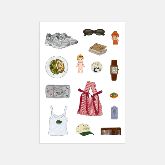 Girlhood A5 Sticker Sheet