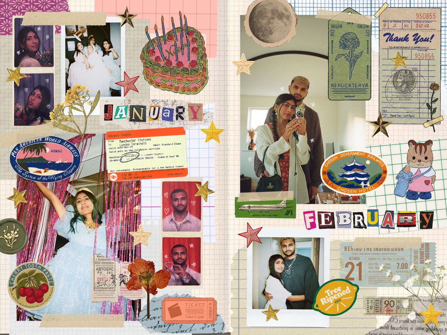 Digital Scrapbook Template