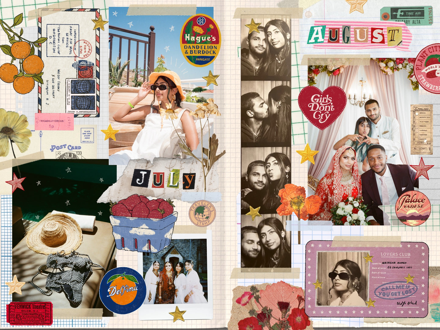 Digital Scrapbook Template