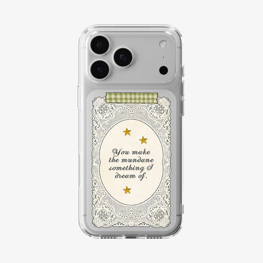 Lace Card Clear Case