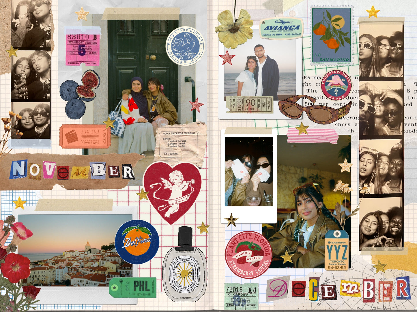 Digital Scrapbook Template