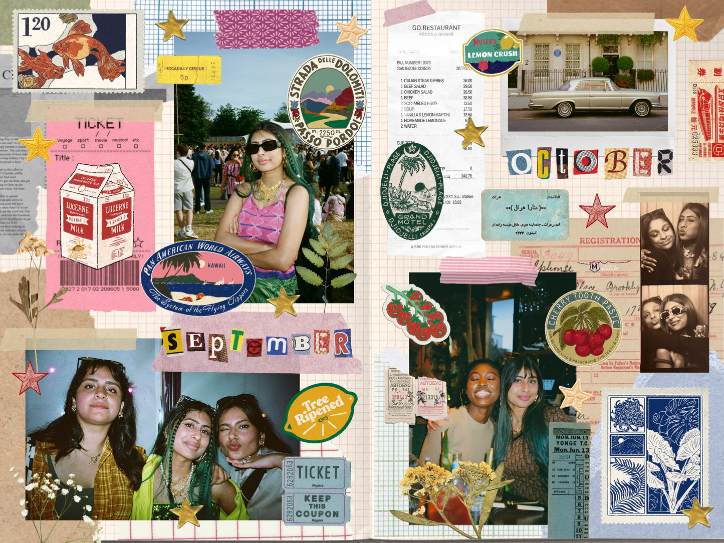 Digital Scrapbook Template